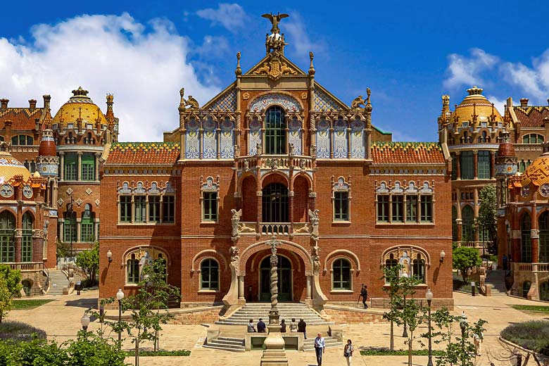 The former Hospital de la Santa Creu i Sant Pau