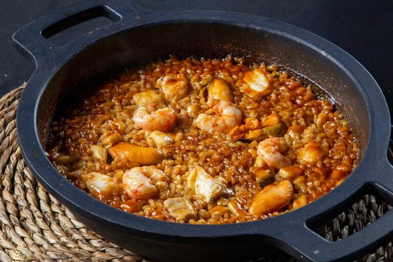 Signature rice dish at Restaurante Dársena