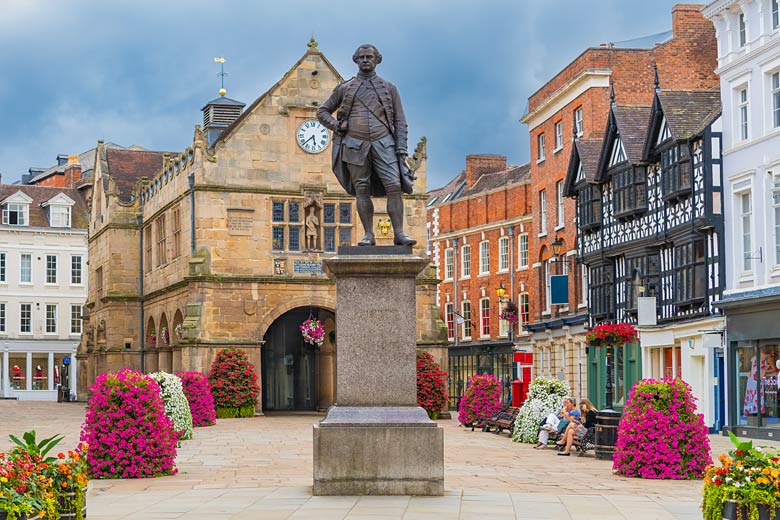 Scenic Shrewsbury, Shropshire's main town