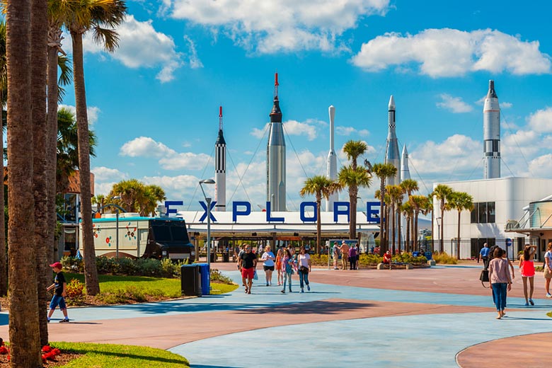 Rocket Garden at the Kennedy Space Center Visitor Complex