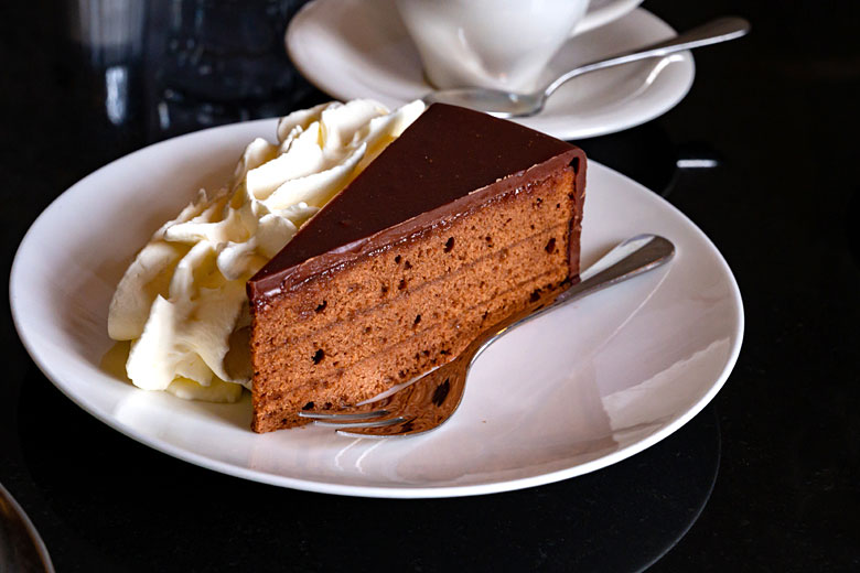 Indulge in a slice of Sachertorte