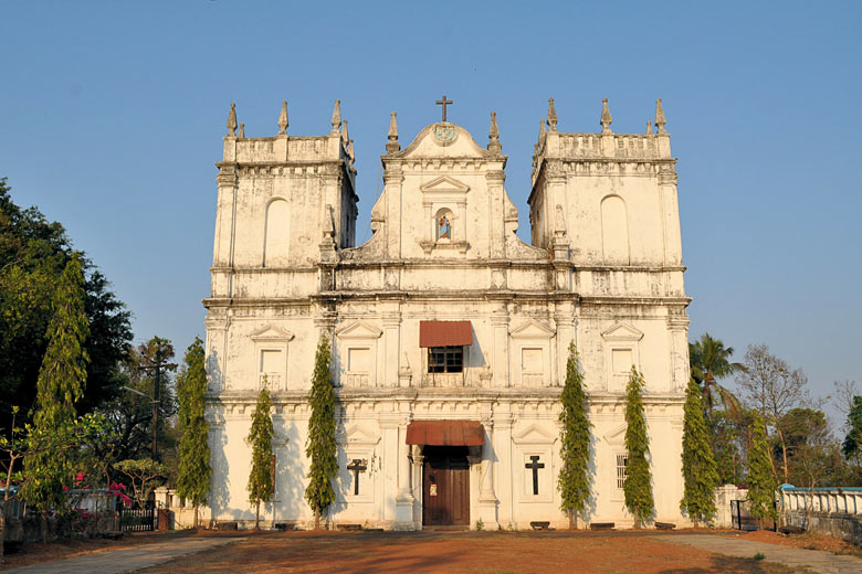 Evening light on the Church of Saint Mathias, Divar Island