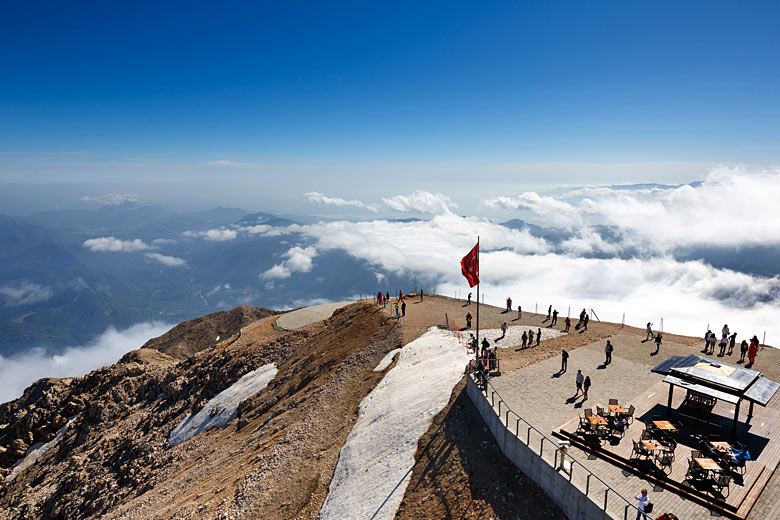 On the summit of Mount Tahtali