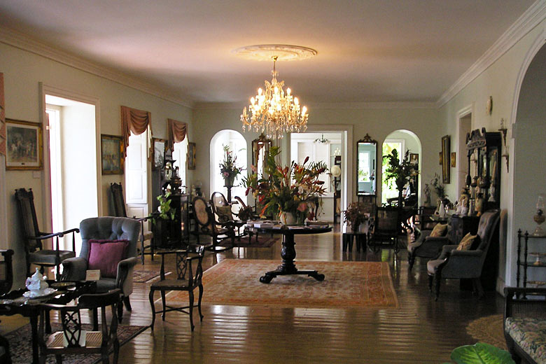 The restored Sunbury Plantation