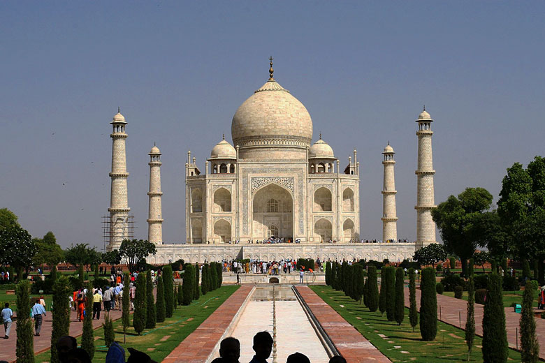 The Taj Mahal in Agra, India