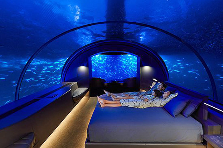 Sleep with the fish at Conrad Maldives Rangali Island