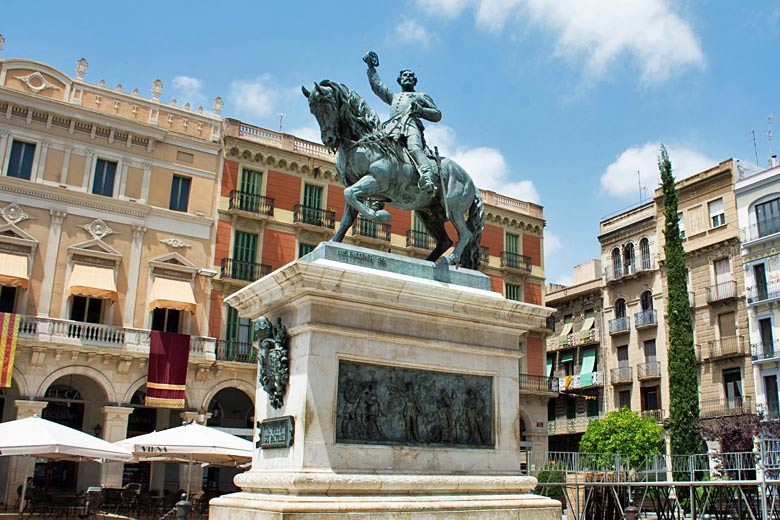 Town square, Reus, Costa Dorada, Spain