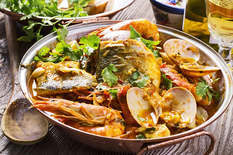 Delve into a warming bowl of cataplana