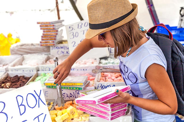 Turkish Delight in Fethiye Market