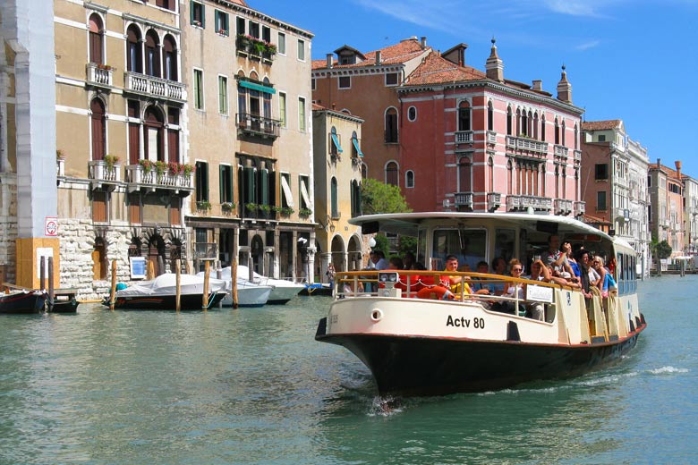 The busy waters of the Grand Canal