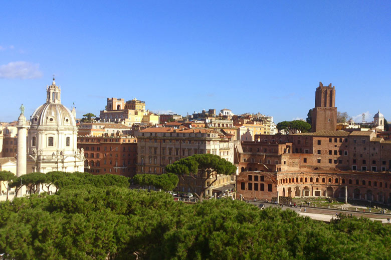 Part of the Via dei Fori Imperiali, Rome