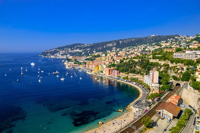 The pretty village of Villefranche-sur-mer, France