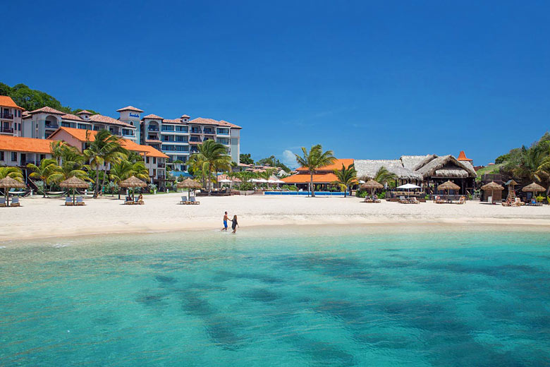 The welcoming waters off Sandals Grenada